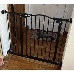 New 39.6” Dog Gate for Stairs & Doorways, 30" Tall Baby Gate Pressure Pet Gate